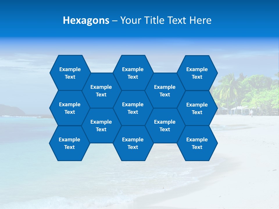 Cloud Tropical Landscape PowerPoint Template