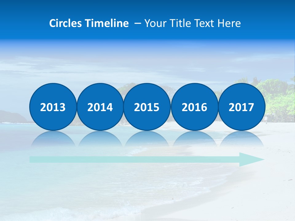 Cloud Tropical Landscape PowerPoint Template