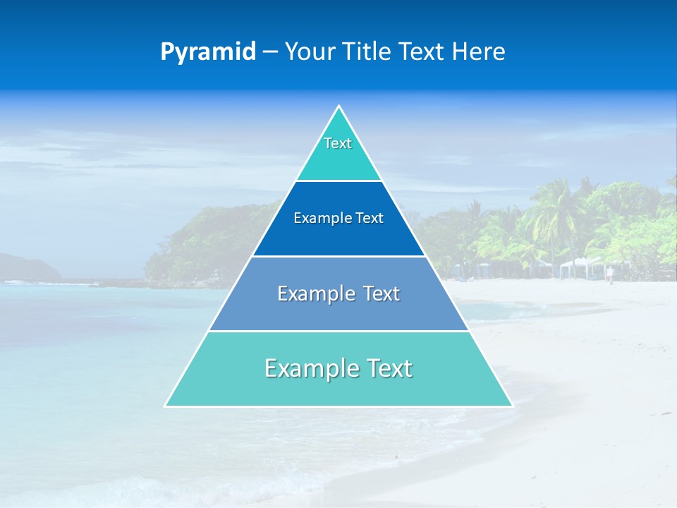 Cloud Tropical Landscape PowerPoint Template
