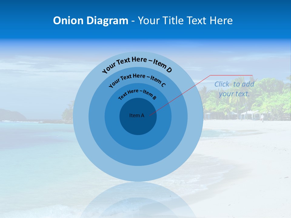Cloud Tropical Landscape PowerPoint Template
