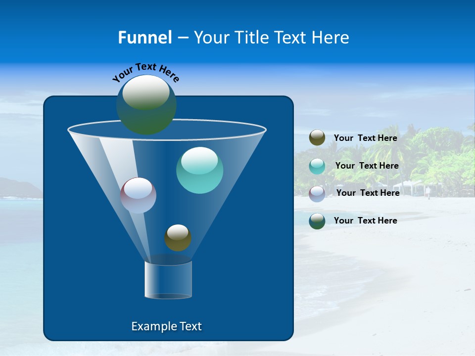 Cloud Tropical Landscape PowerPoint Template