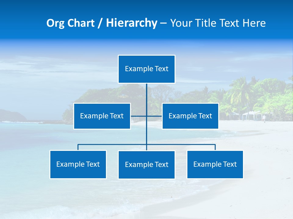 Cloud Tropical Landscape PowerPoint Template