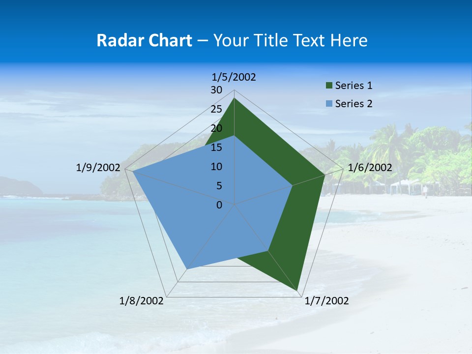 Cloud Tropical Landscape PowerPoint Template