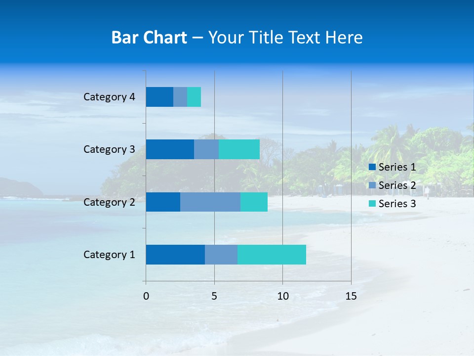 Cloud Tropical Landscape PowerPoint Template
