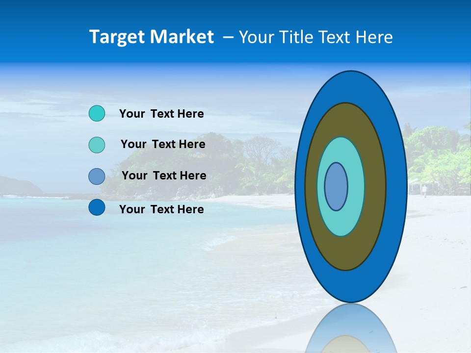 Cloud Tropical Landscape PowerPoint Template