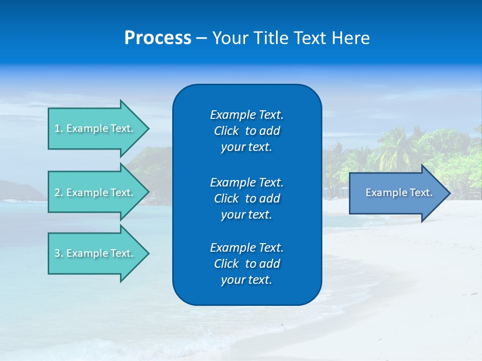 Cloud Tropical Landscape PowerPoint Template
