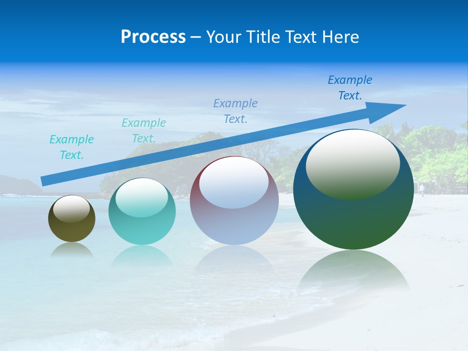 Cloud Tropical Landscape PowerPoint Template
