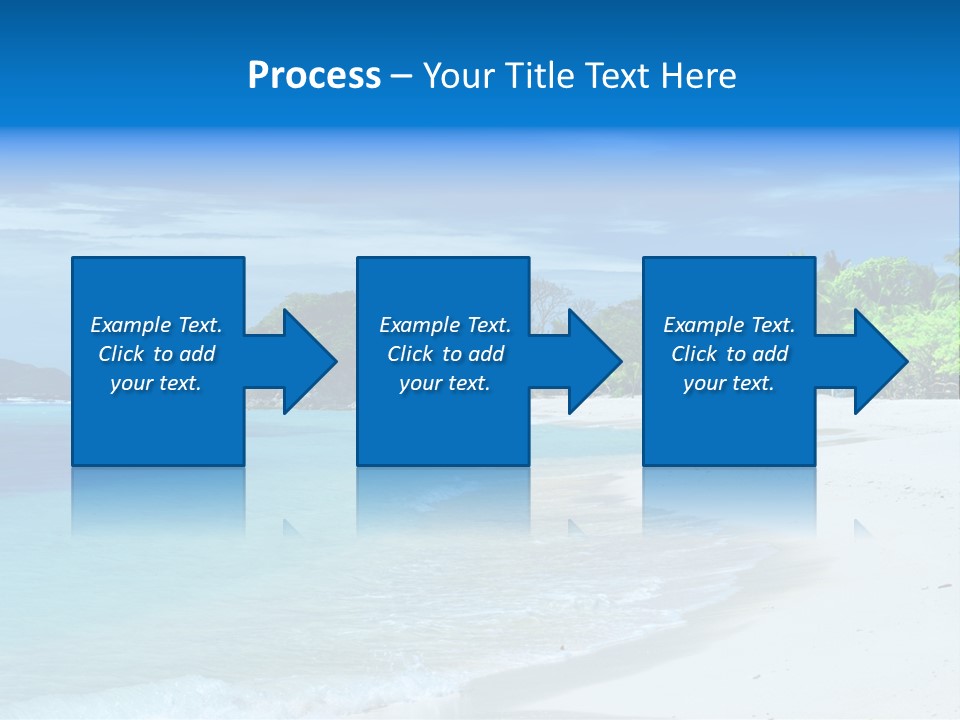 Cloud Tropical Landscape PowerPoint Template