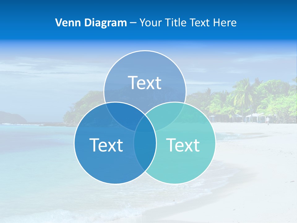 Cloud Tropical Landscape PowerPoint Template