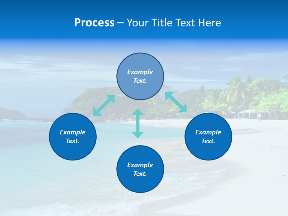Cloud Tropical Landscape PowerPoint Template
