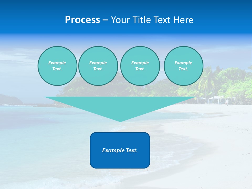 Cloud Tropical Landscape PowerPoint Template