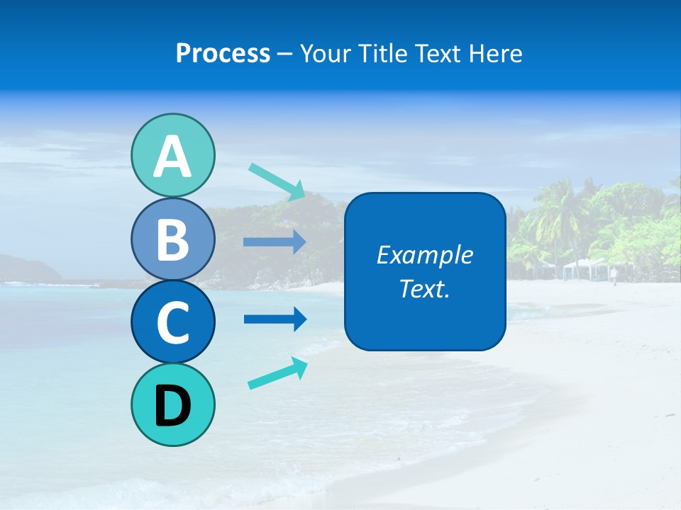 Cloud Tropical Landscape PowerPoint Template