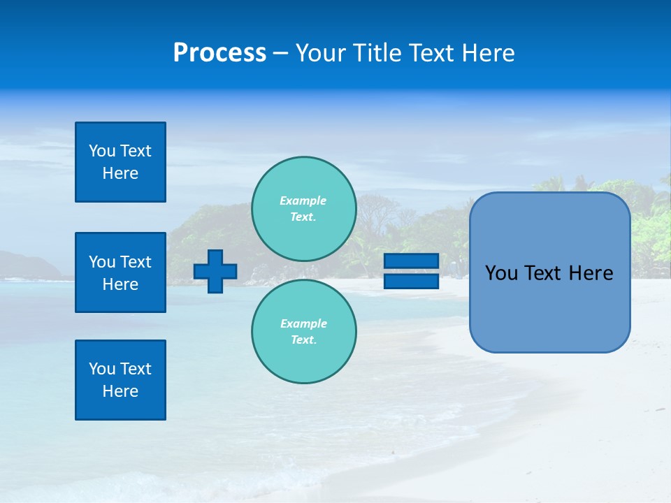 Cloud Tropical Landscape PowerPoint Template