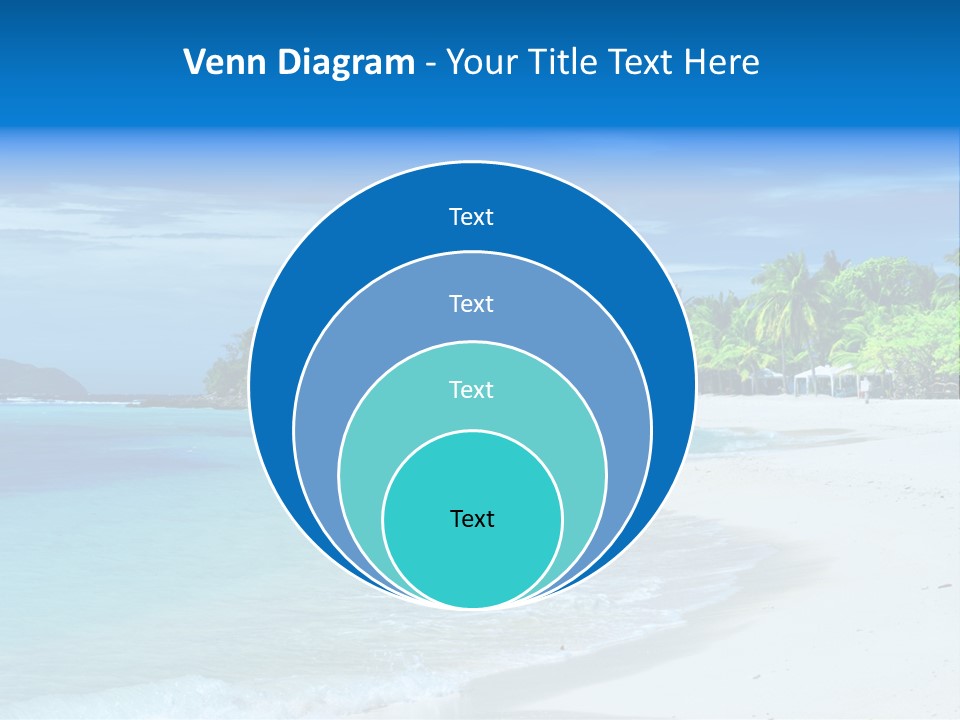 Cloud Tropical Landscape PowerPoint Template