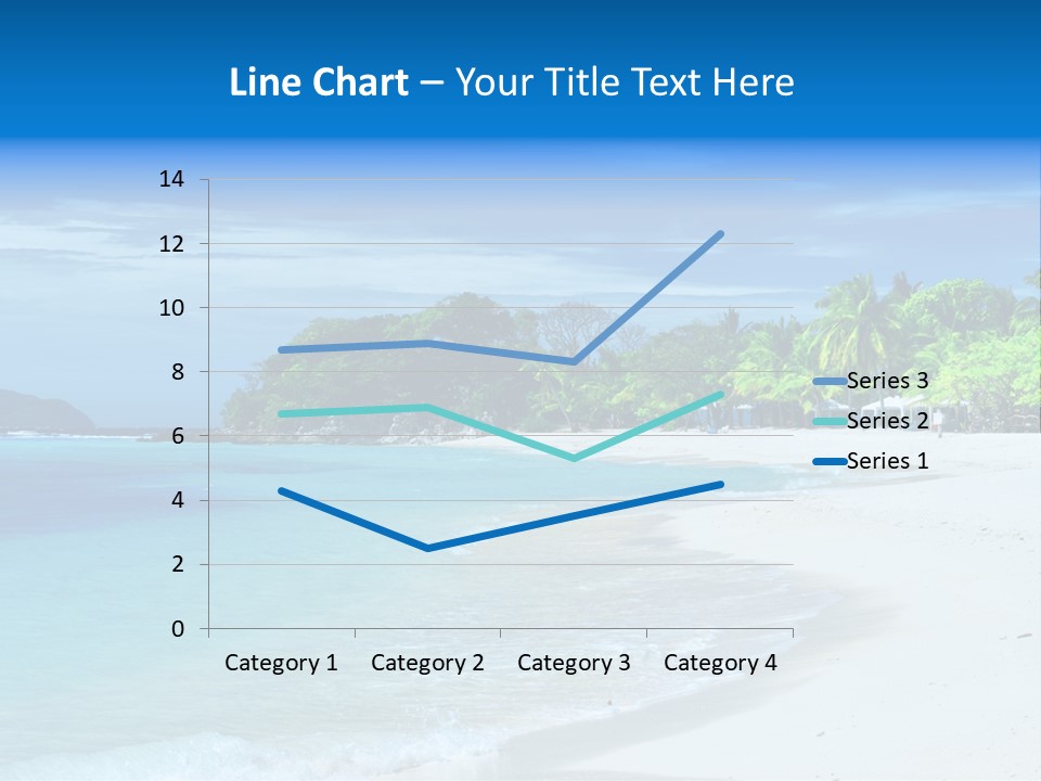 Cloud Tropical Landscape PowerPoint Template