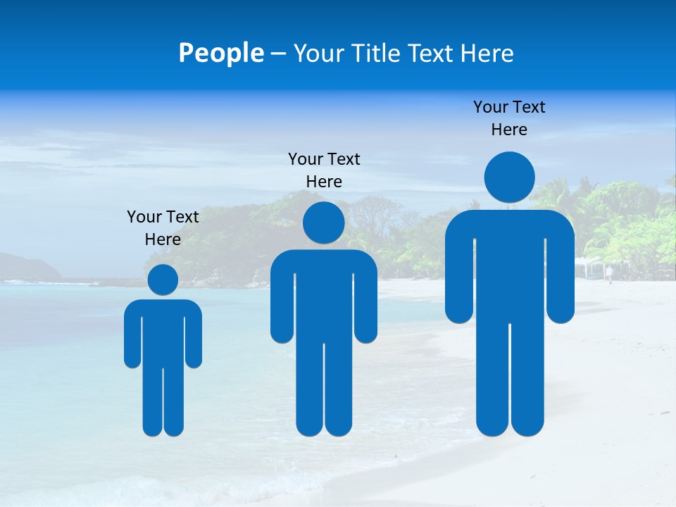 Cloud Tropical Landscape PowerPoint Template