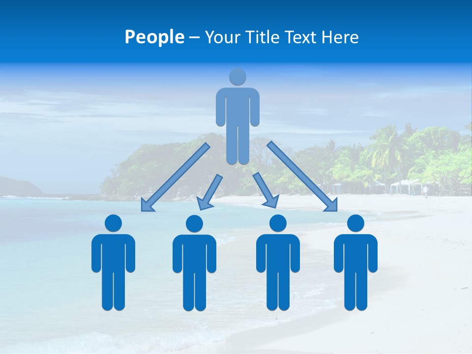 Cloud Tropical Landscape PowerPoint Template