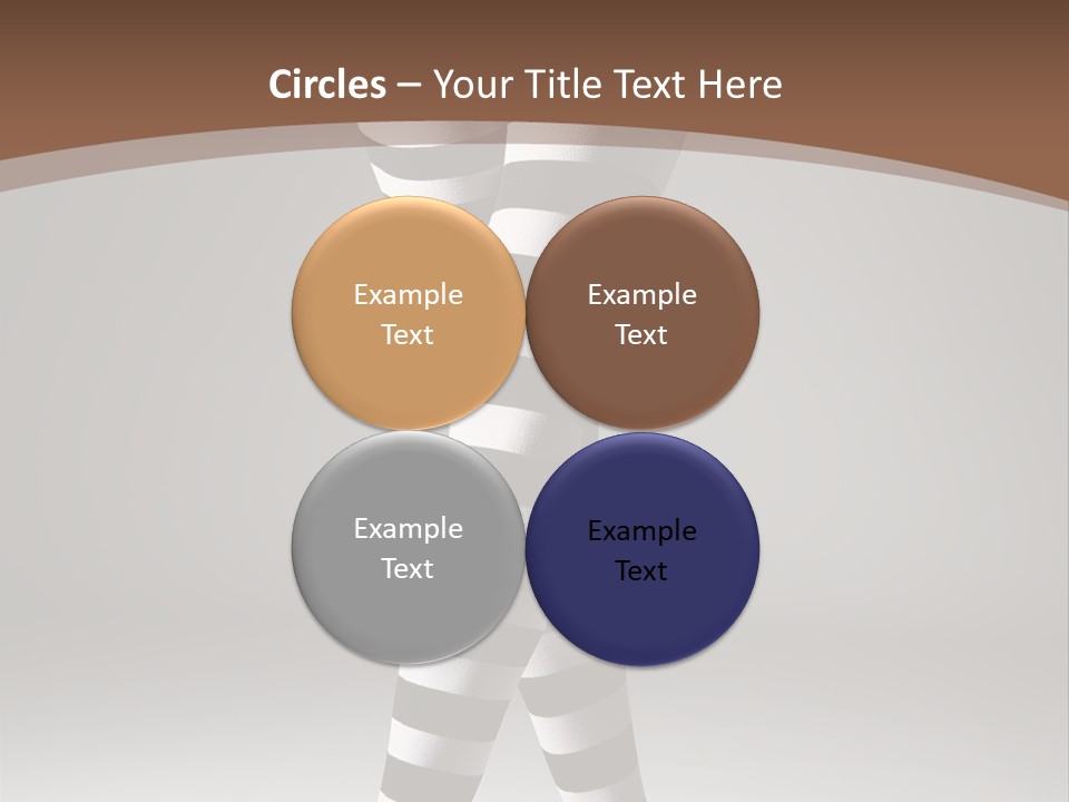 Sensuality Nature Leg PowerPoint Template