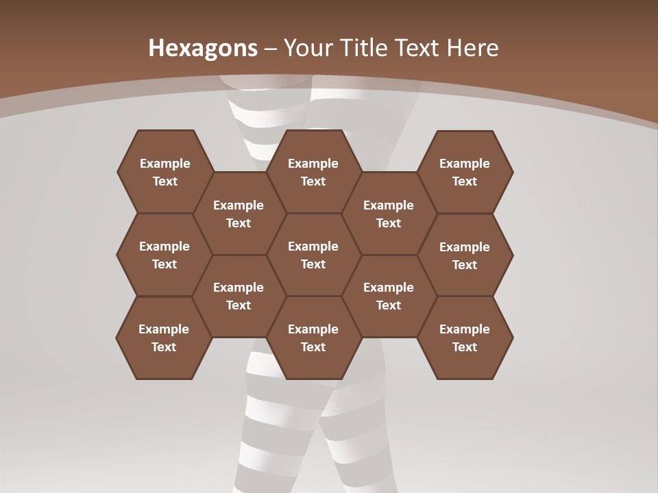 Sensuality Nature Leg PowerPoint Template