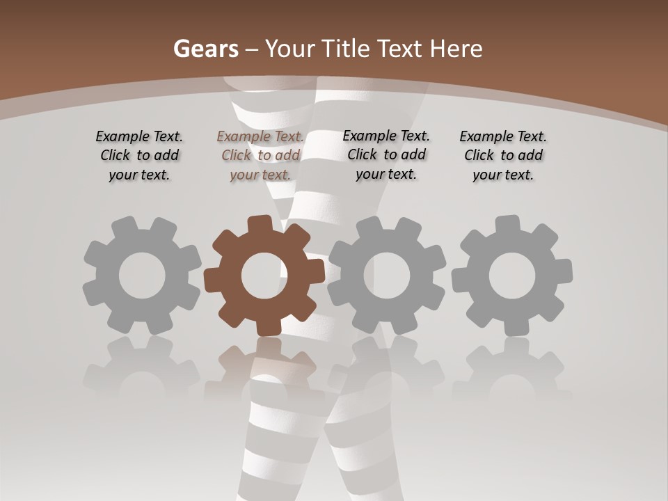 Sensuality Nature Leg PowerPoint Template