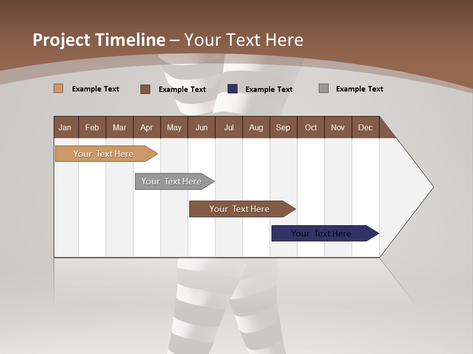 Sensuality Nature Leg PowerPoint Template