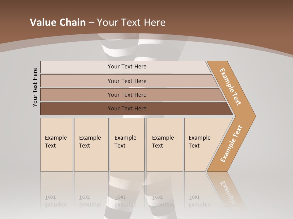 Sensuality Nature Leg PowerPoint Template