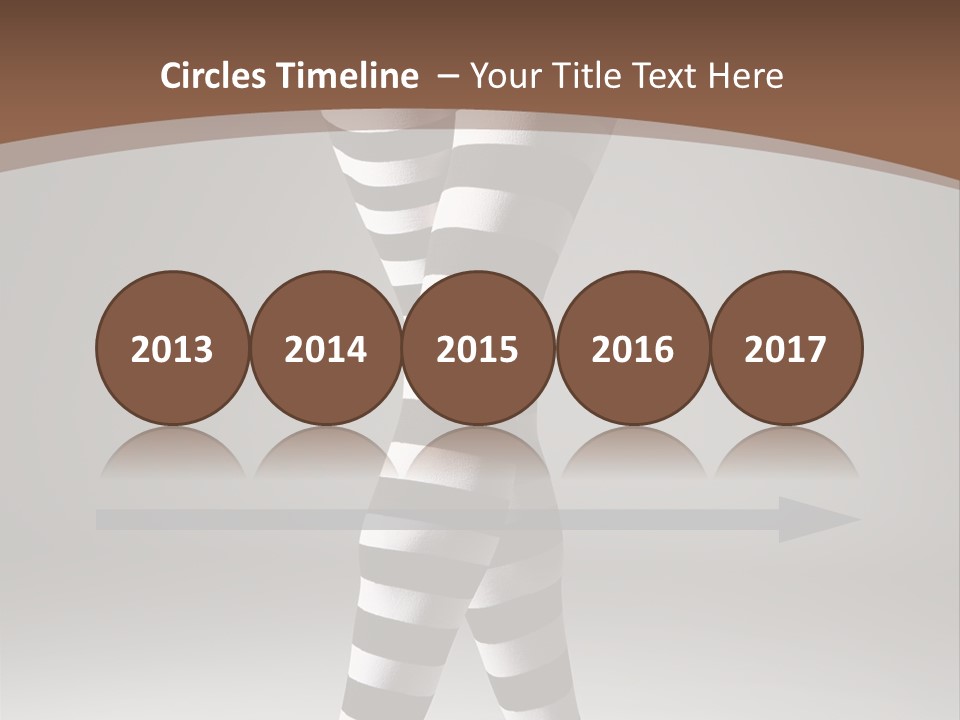Sensuality Nature Leg PowerPoint Template