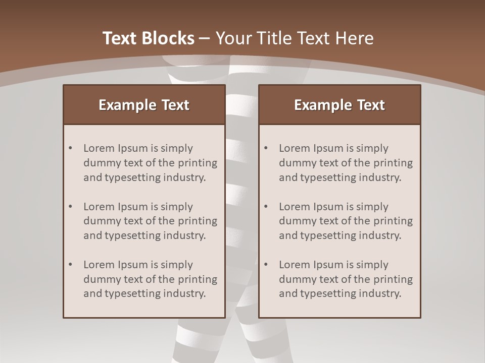 Sensuality Nature Leg PowerPoint Template