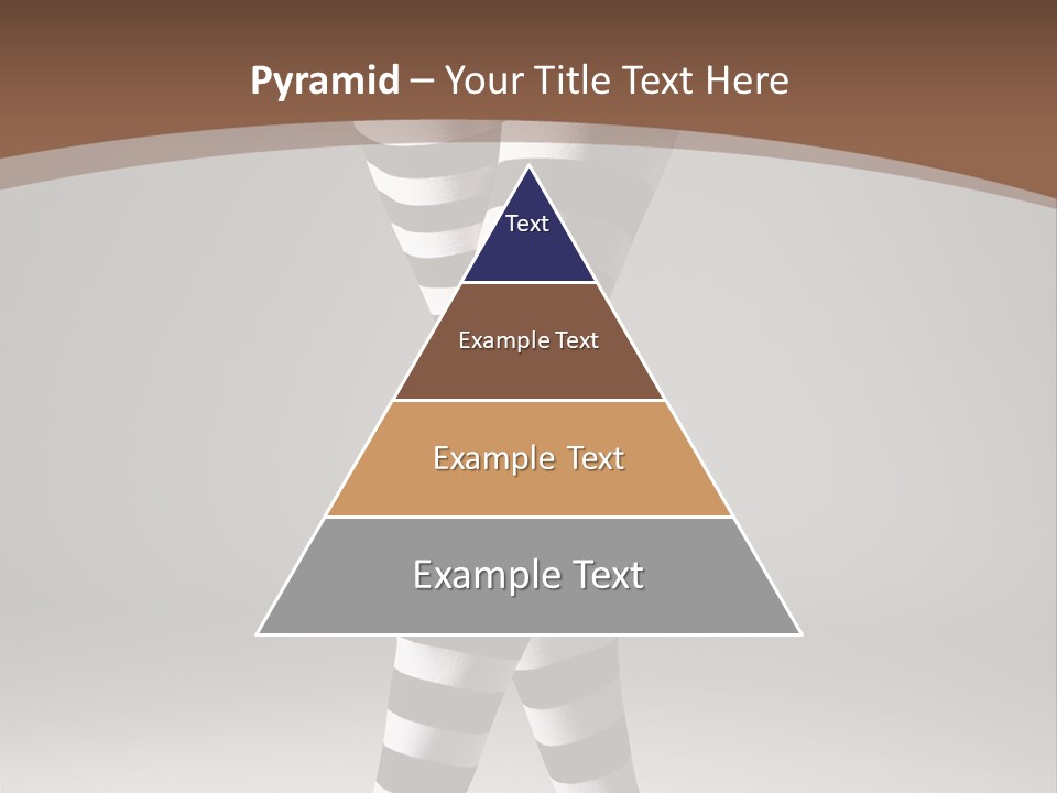 Sensuality Nature Leg PowerPoint Template