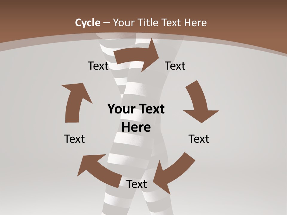 Sensuality Nature Leg PowerPoint Template