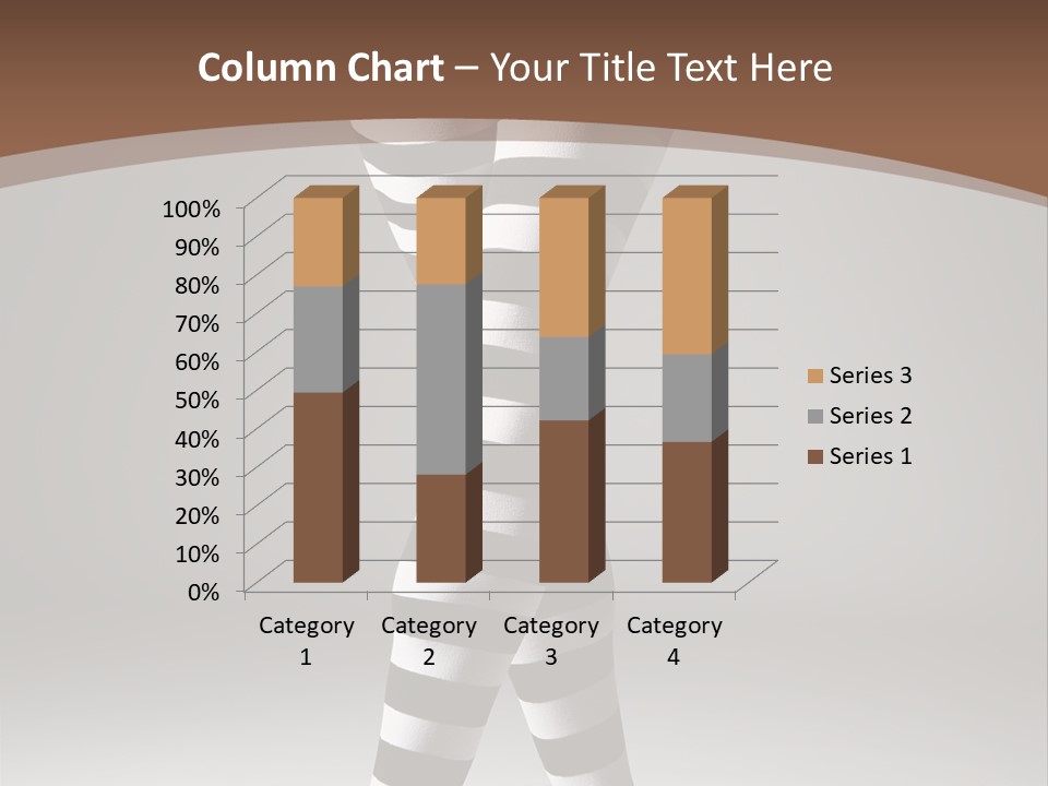 Sensuality Nature Leg PowerPoint Template
