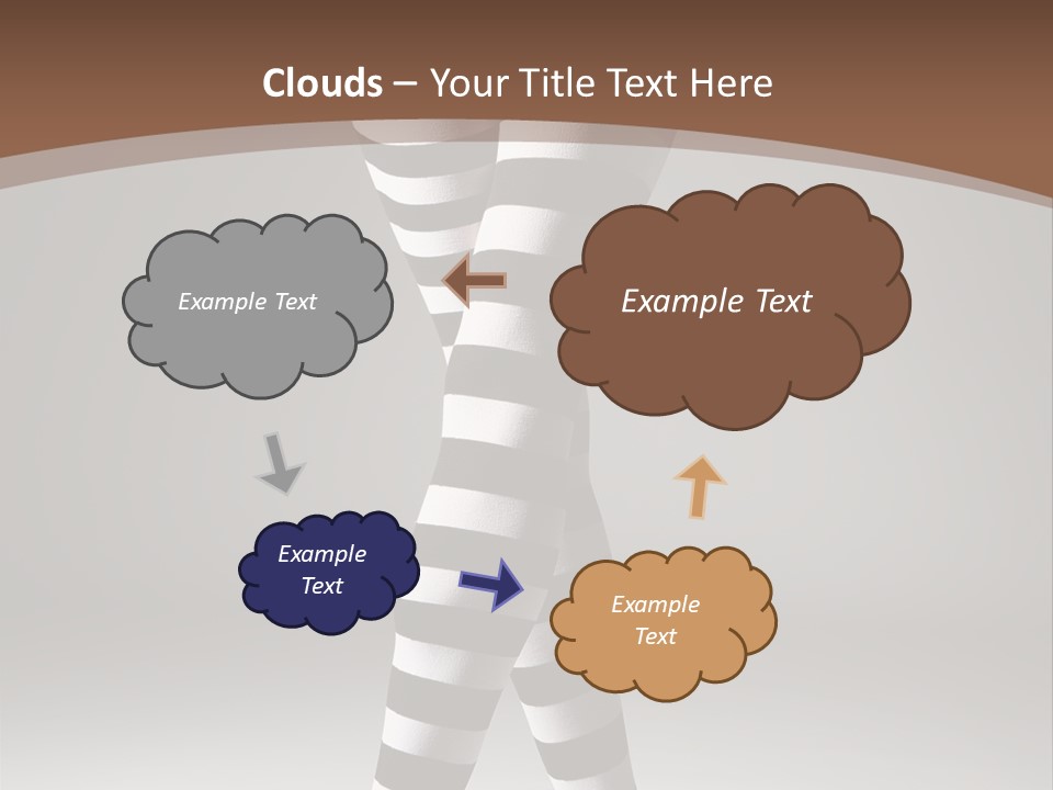 Sensuality Nature Leg PowerPoint Template