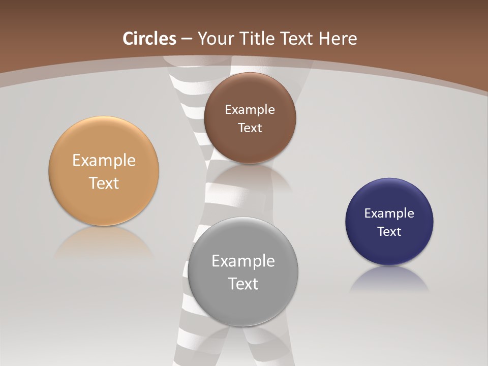 Sensuality Nature Leg PowerPoint Template