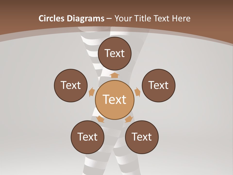 Sensuality Nature Leg PowerPoint Template