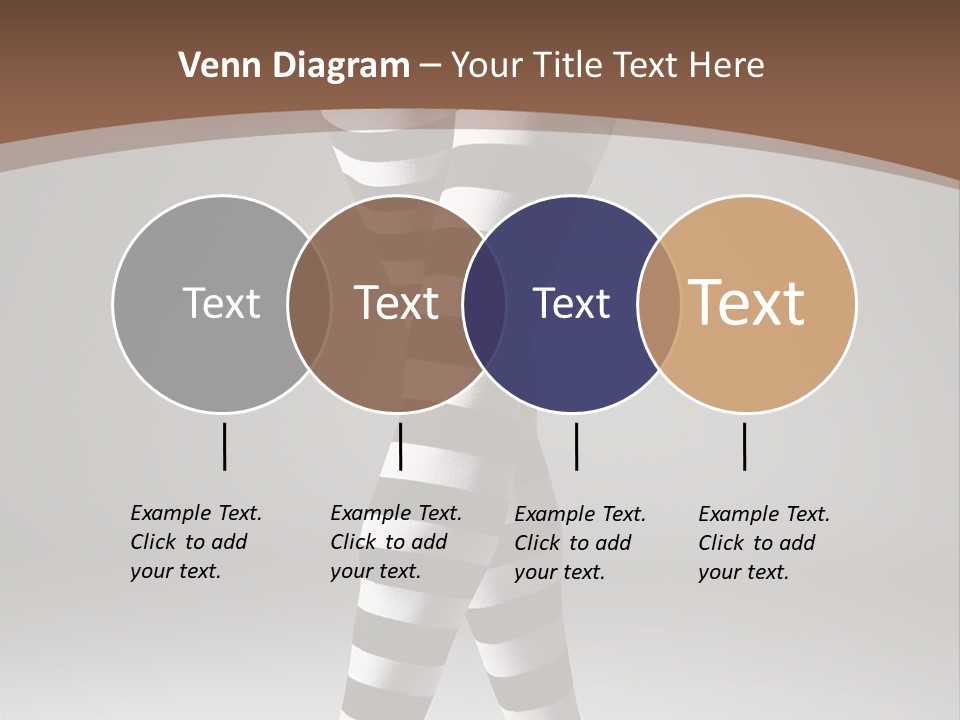 Sensuality Nature Leg PowerPoint Template