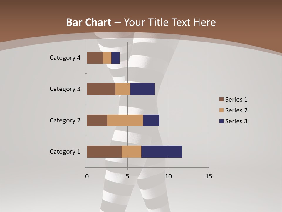 Sensuality Nature Leg PowerPoint Template
