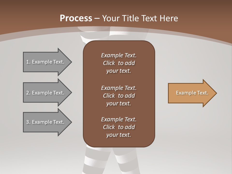 Sensuality Nature Leg PowerPoint Template