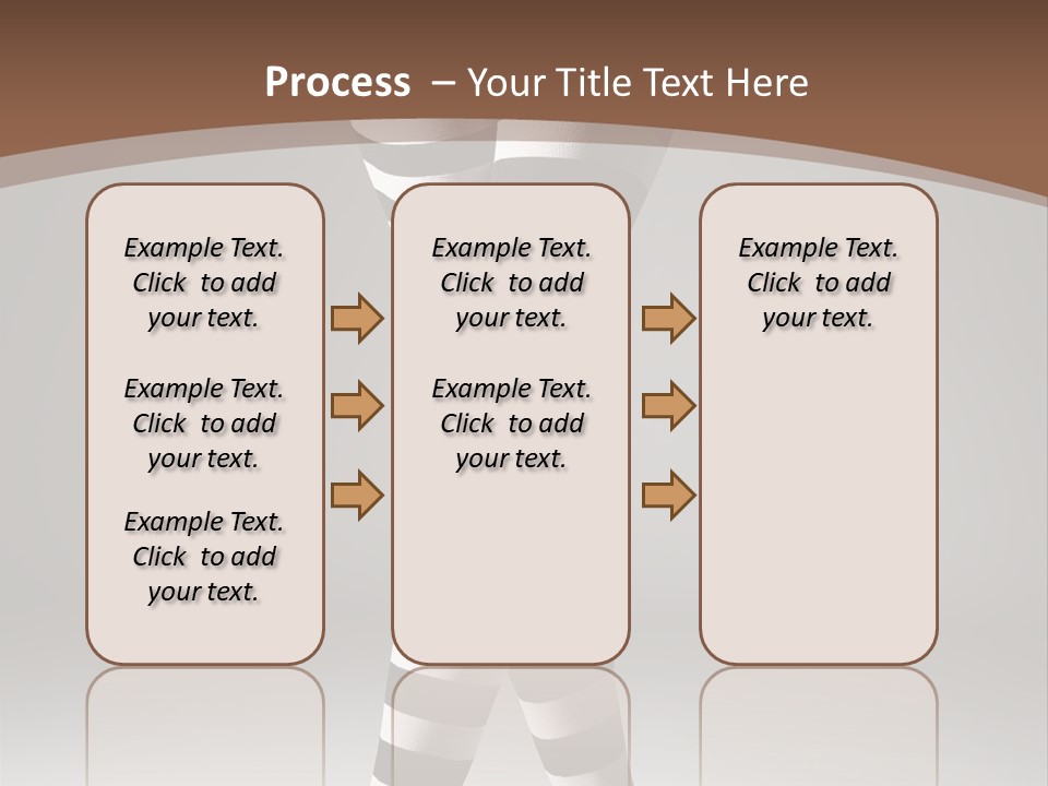 Sensuality Nature Leg PowerPoint Template