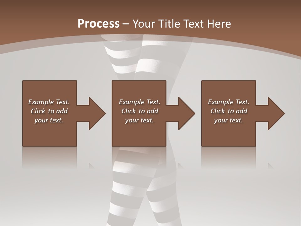 Sensuality Nature Leg PowerPoint Template