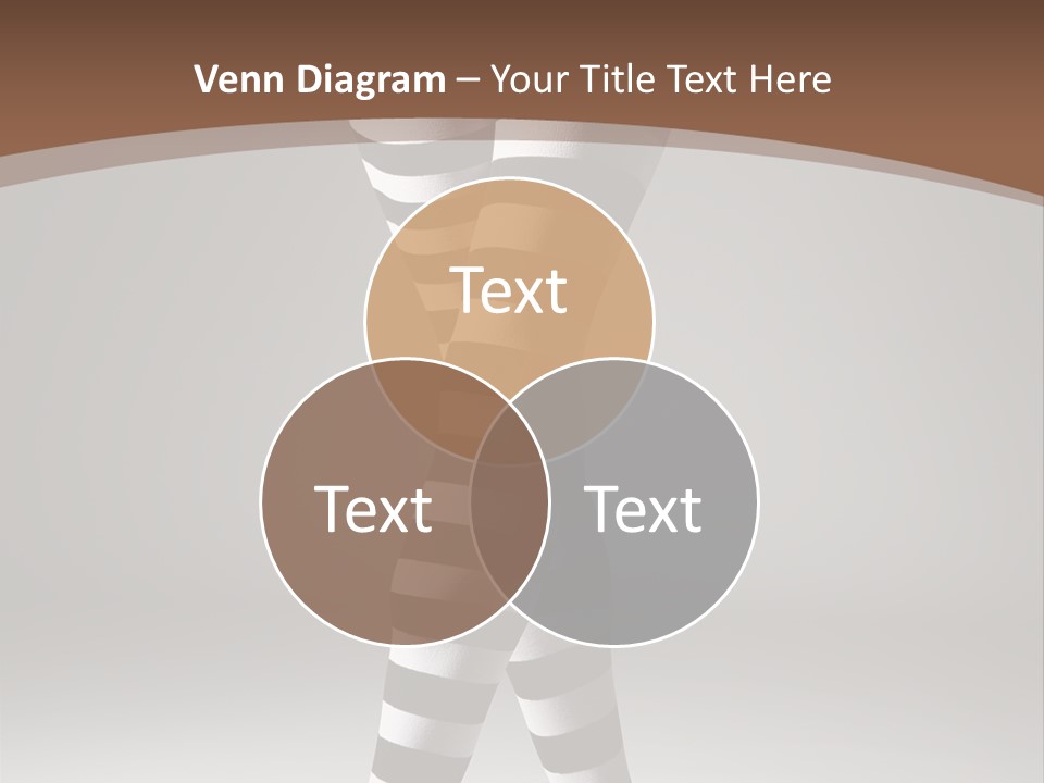 Sensuality Nature Leg PowerPoint Template