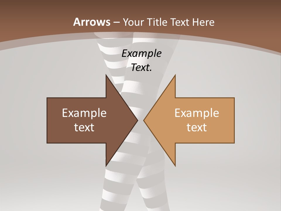 Sensuality Nature Leg PowerPoint Template