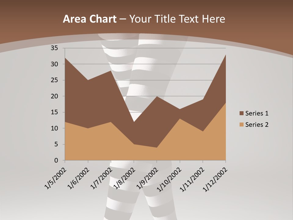 Sensuality Nature Leg PowerPoint Template