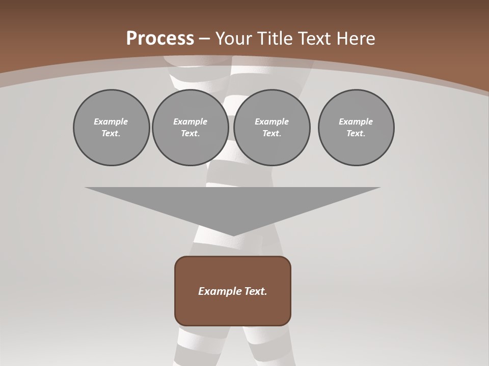 Sensuality Nature Leg PowerPoint Template