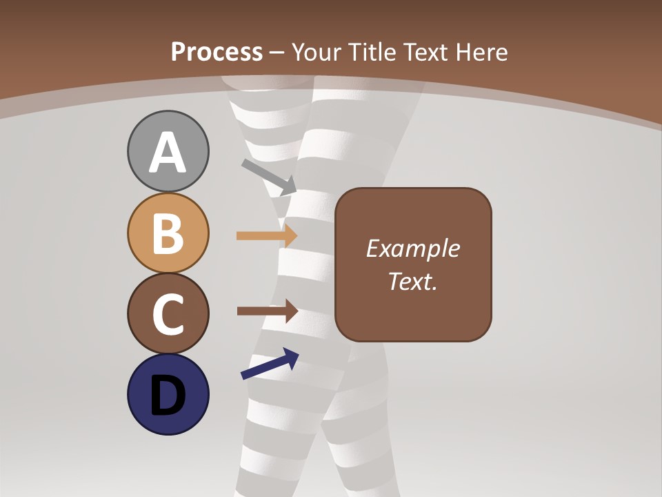 Sensuality Nature Leg PowerPoint Template