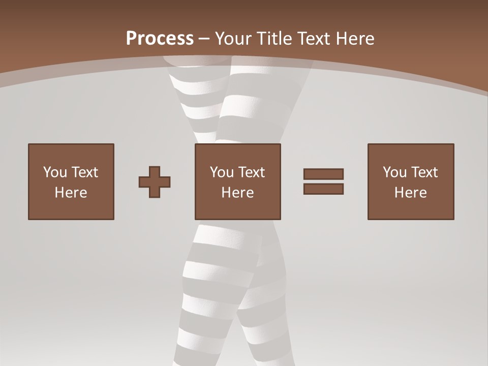 Sensuality Nature Leg PowerPoint Template