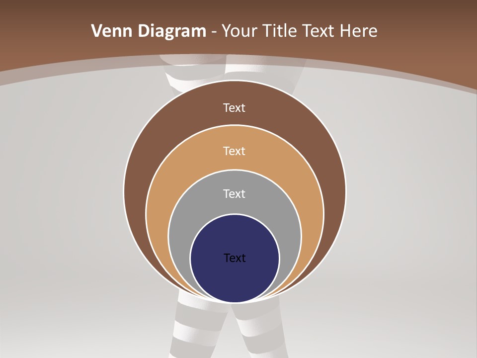 Sensuality Nature Leg PowerPoint Template