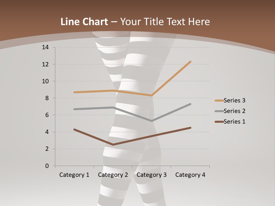 Sensuality Nature Leg PowerPoint Template