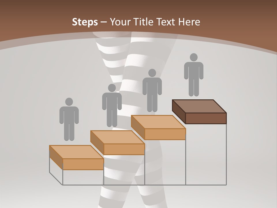 Sensuality Nature Leg PowerPoint Template