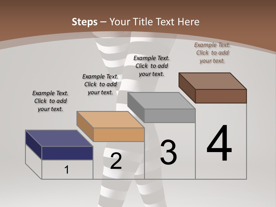 Sensuality Nature Leg PowerPoint Template
