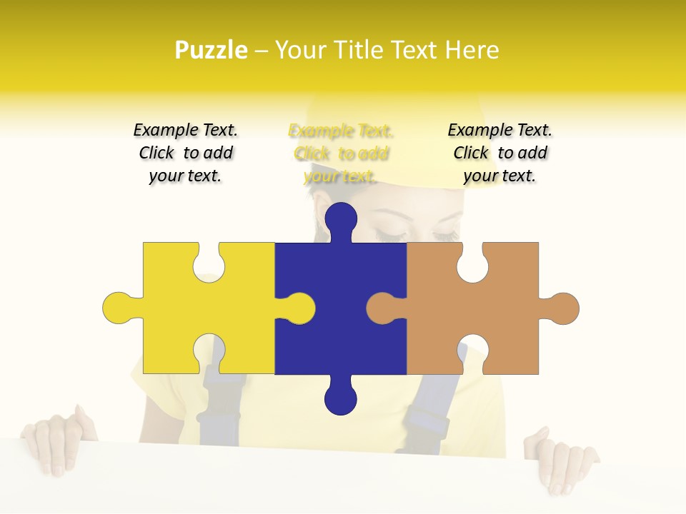 Builder Background Empty PowerPoint Template